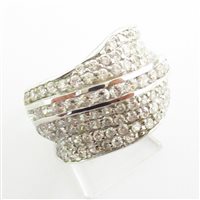 Anneau Damiata Gioielli Femme in Or blanc Zircone 2198/102-D199 - 2198/102-D199